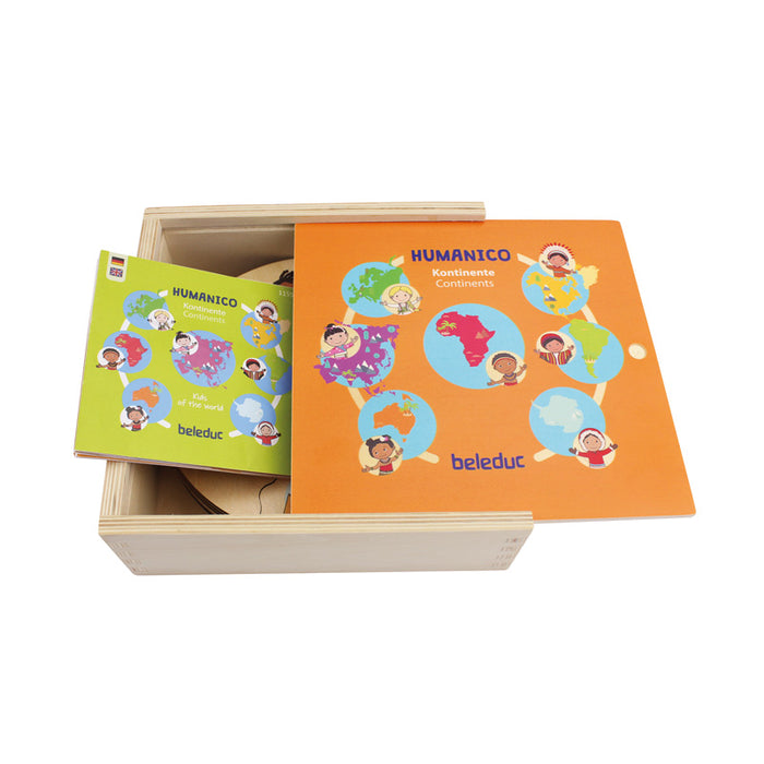 HUMANICO "Continents" Puzzle 30 Pcs