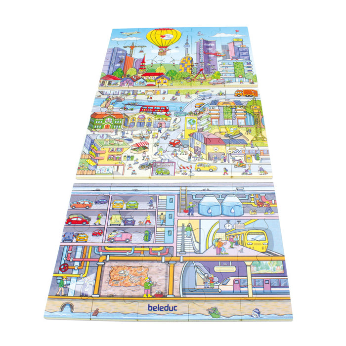 City Life Floor Puzzle 45 Pcs
