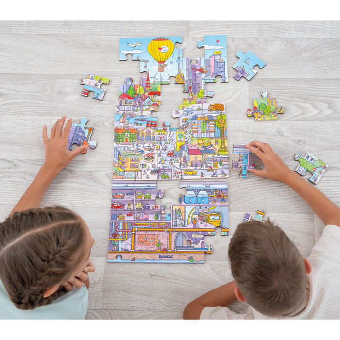 City Life Floor Puzzle 45 Pcs