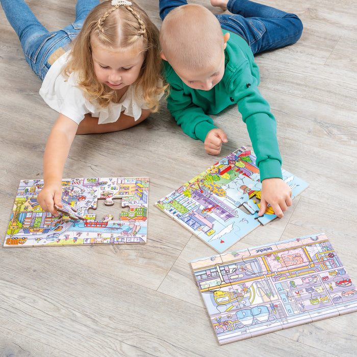 City Life Floor Puzzle 45 Pcs