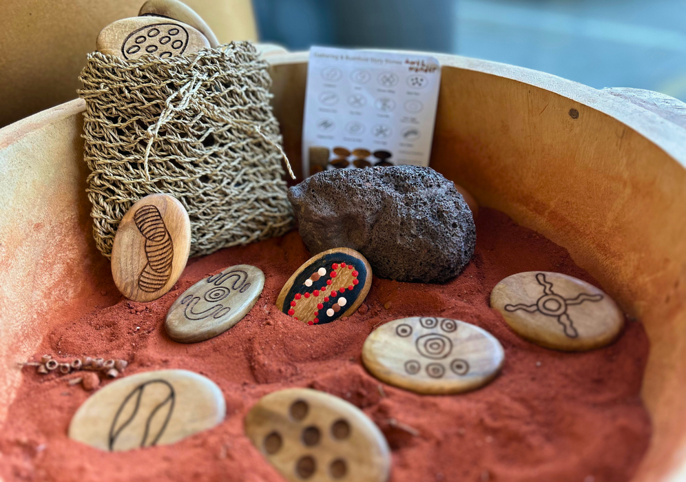 Story Stones - Gathering & Bushfood Set of 12