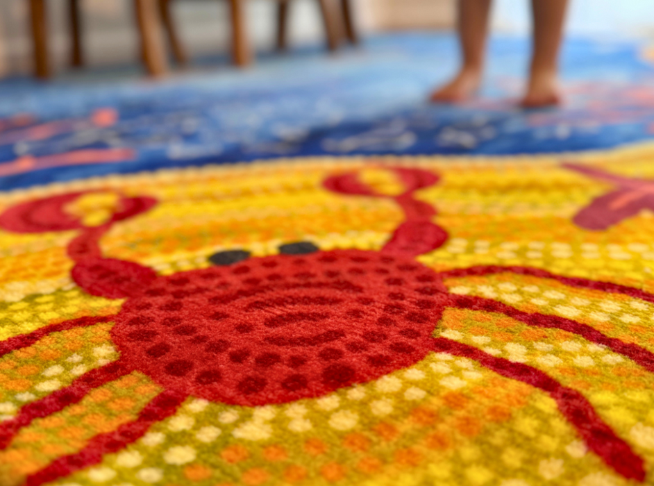Down Under The Sea Rug by Simone Hills