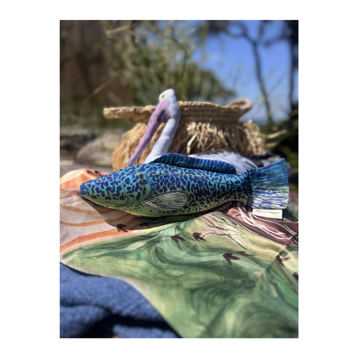 Dreaming Story of Ngurunderi Playsilk by Emma Stenhouse