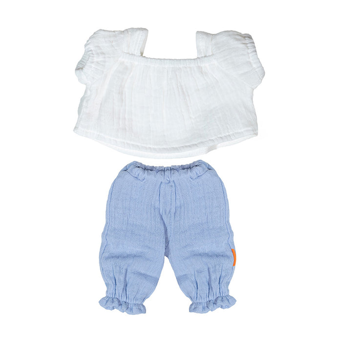 Doll Clothes Warm Weather Blouse and Pants 38 cm