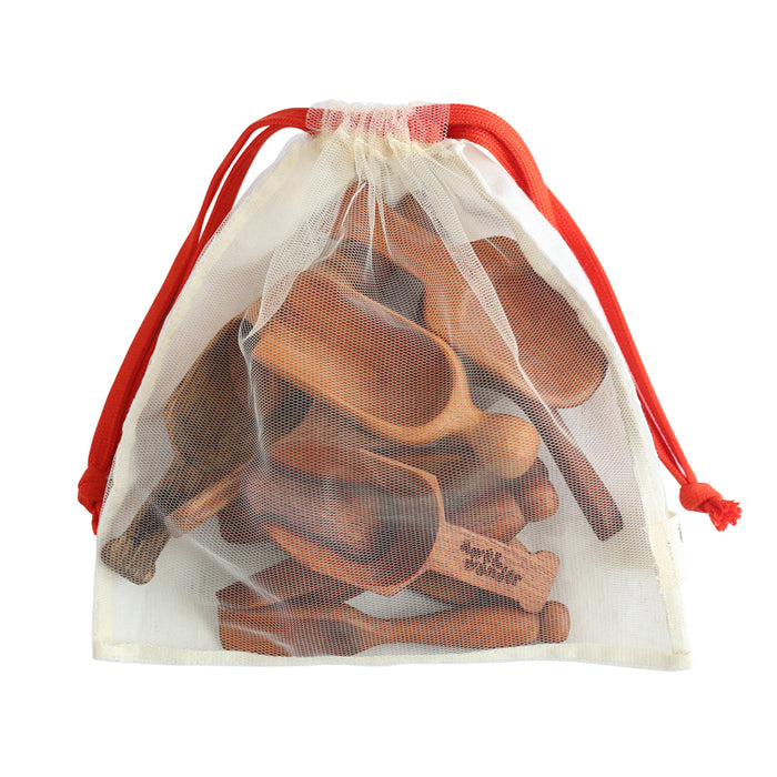 Wooden Scoops Set of 12