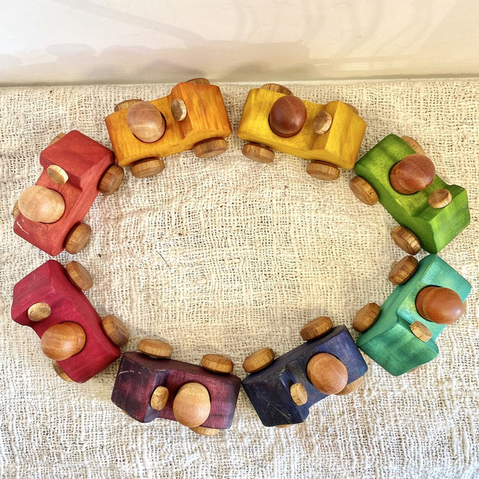 Rainbow Cars Set of 8