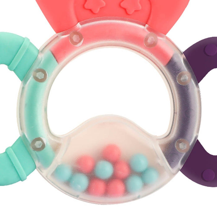 Baby Teether And Rattle - 4pcs