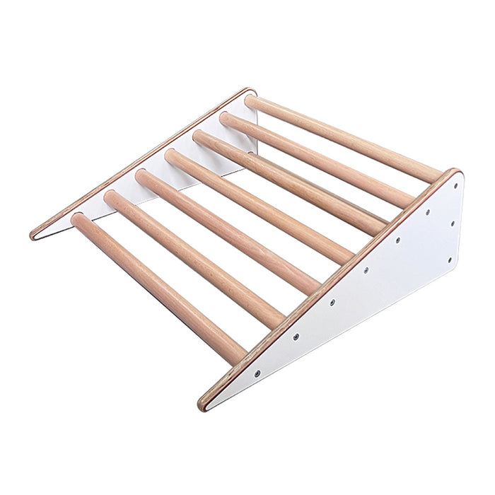 Wooden Indoor Climbing Island Triangular Climb and Slide Kit