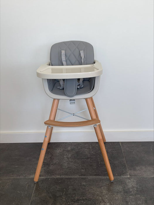 Adjustable Baby to Toddler High Chair Grey