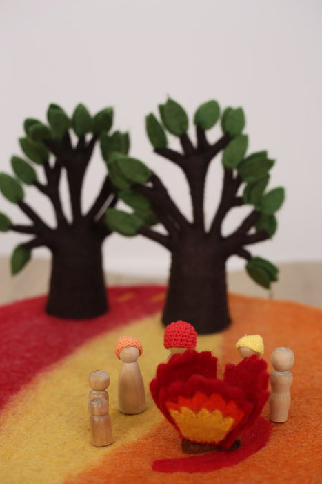 Australian Outback Felt Scene