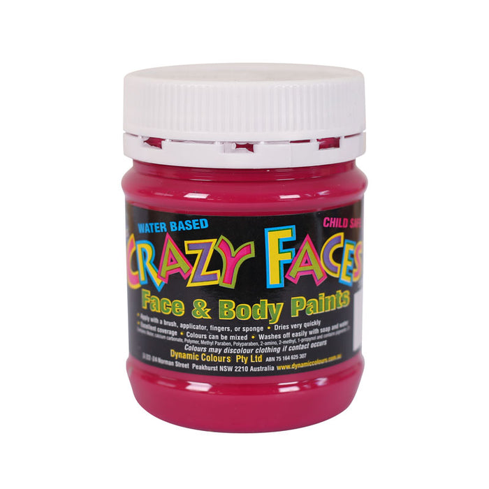 Crazy Faces Face & Body Paint 250ml Pink
