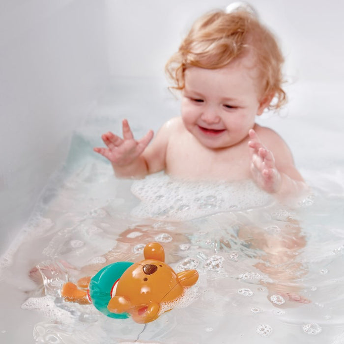 Swimmer Teddy Wind-Up Toy