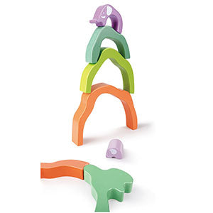 Safari Elephant Stacking Blocks