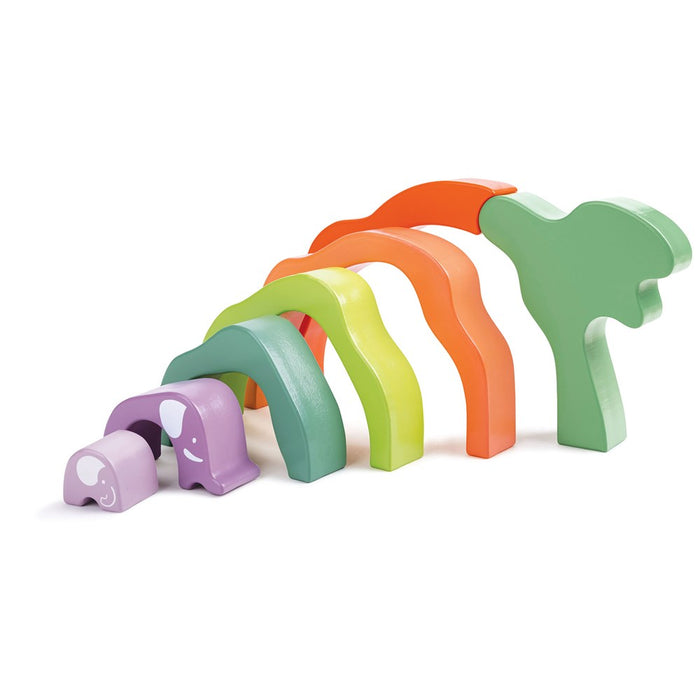 Safari Elephant Stacking Blocks