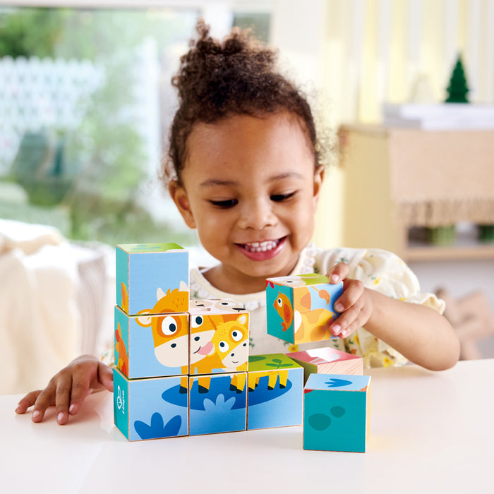 Farm Animals Block Puzzle 9 Pcs