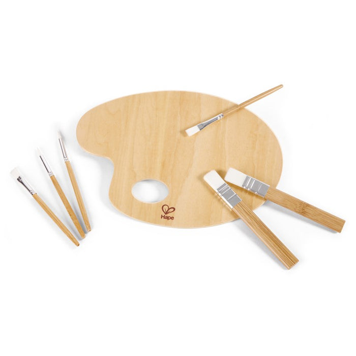 Art Palette and Brush Kit of 7