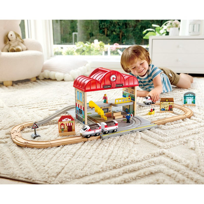 Portable Train Station Set