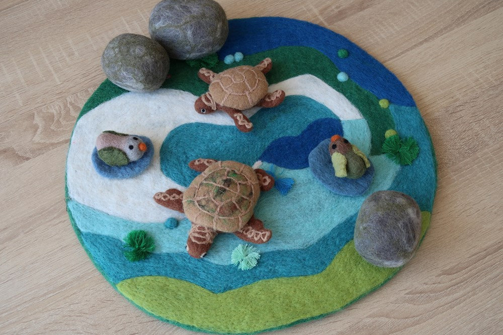 Felt Scenery Pond/Lagoon