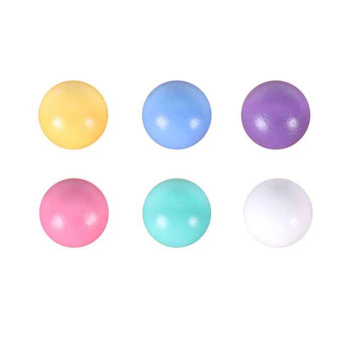 Wooden Ball for Marble Run Pastel Set of 6