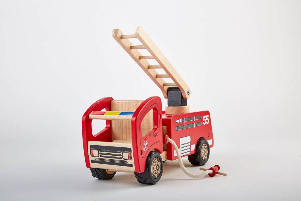Small Wooden Fire Engine