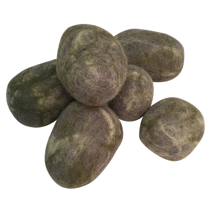 Felt Rock Set of 6
