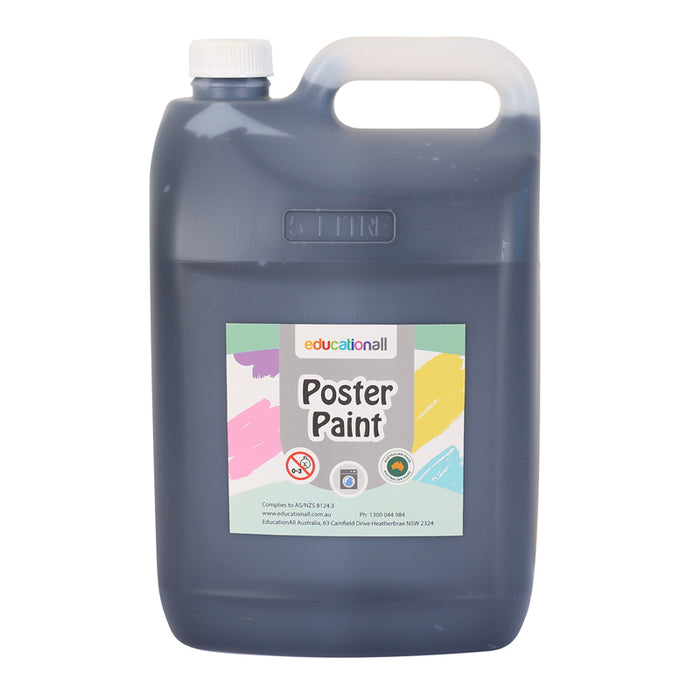 Educationall Poster Paint 5L Black