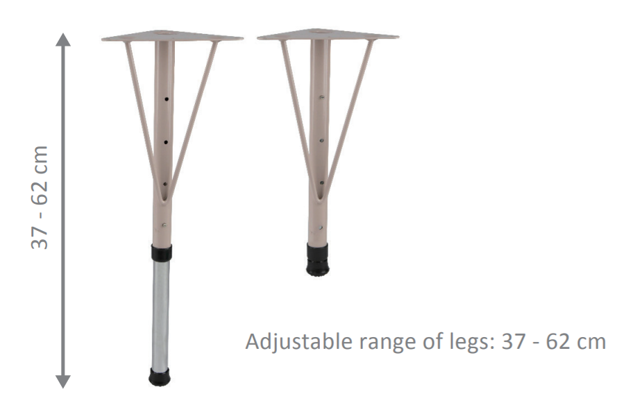 Kiga Tables - Round Table (adjustable legs)