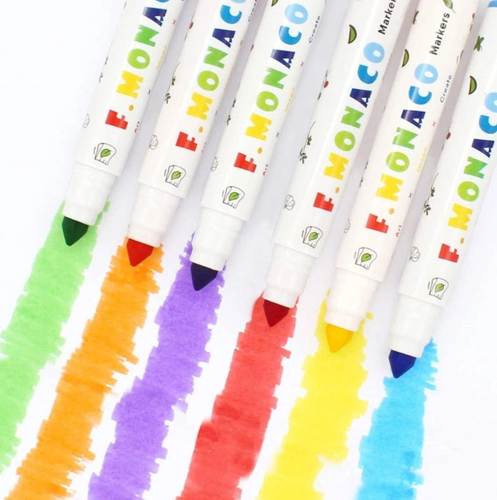 Taper Head Washable Markers 12pc - 847361