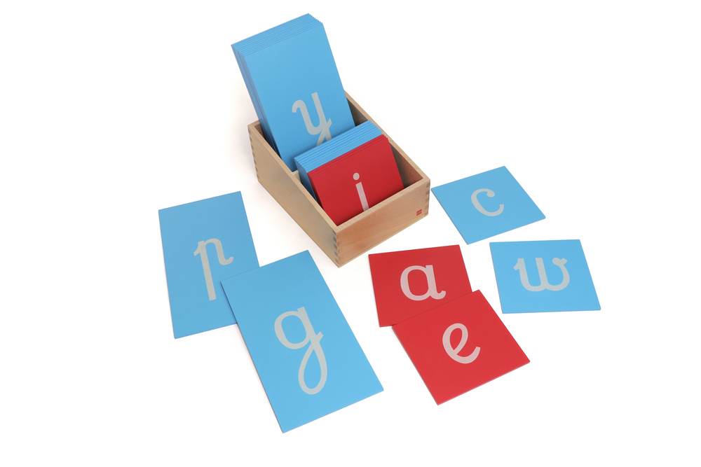 Sandpaper Letters: Lower Case, European W/Box
