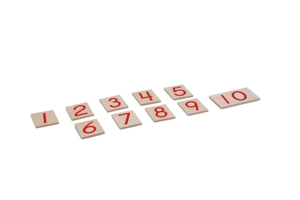 Printed Numerals 1-10