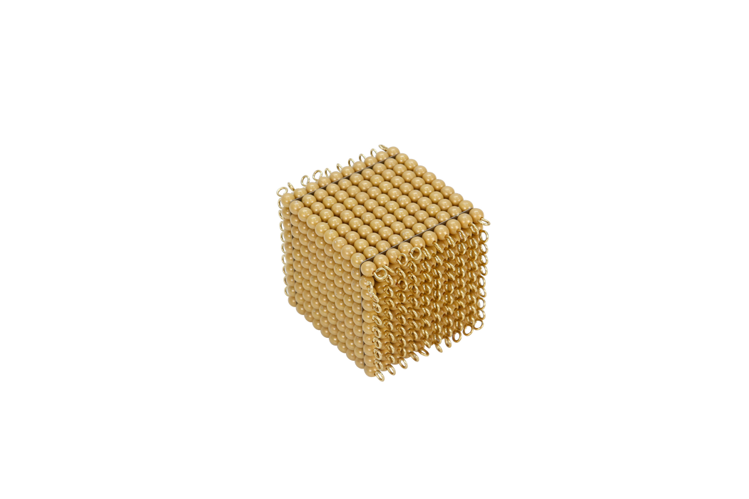 One Golden Bead Cube Of 1000