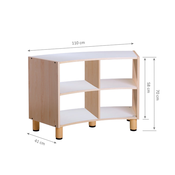 45� 2-Layer Open Shelf