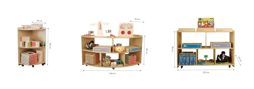3 Piece Shelf Set