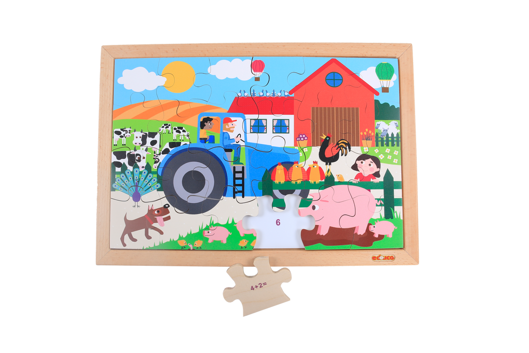 Math Puzzles - Addition and Subtraction up to 6