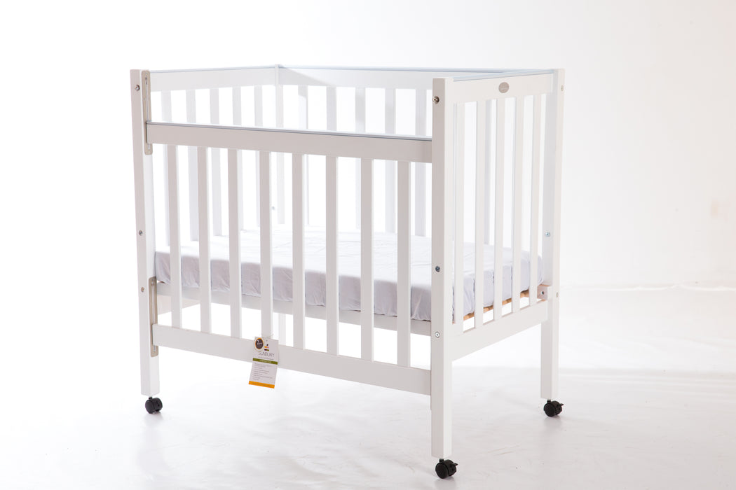 Compact Cot White with Mattress