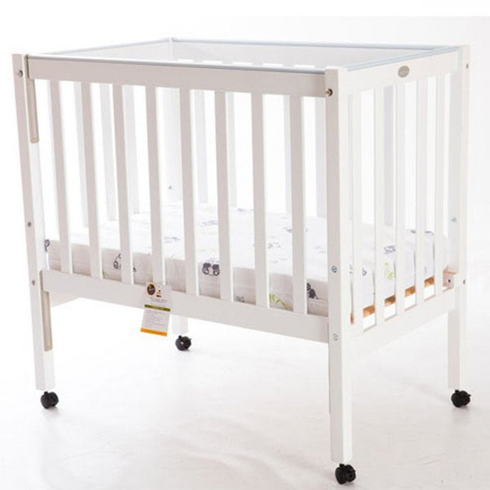 Compact Cot White with Mattress